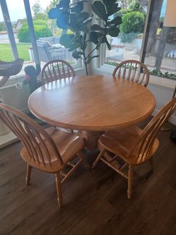 Table and 4 chairs