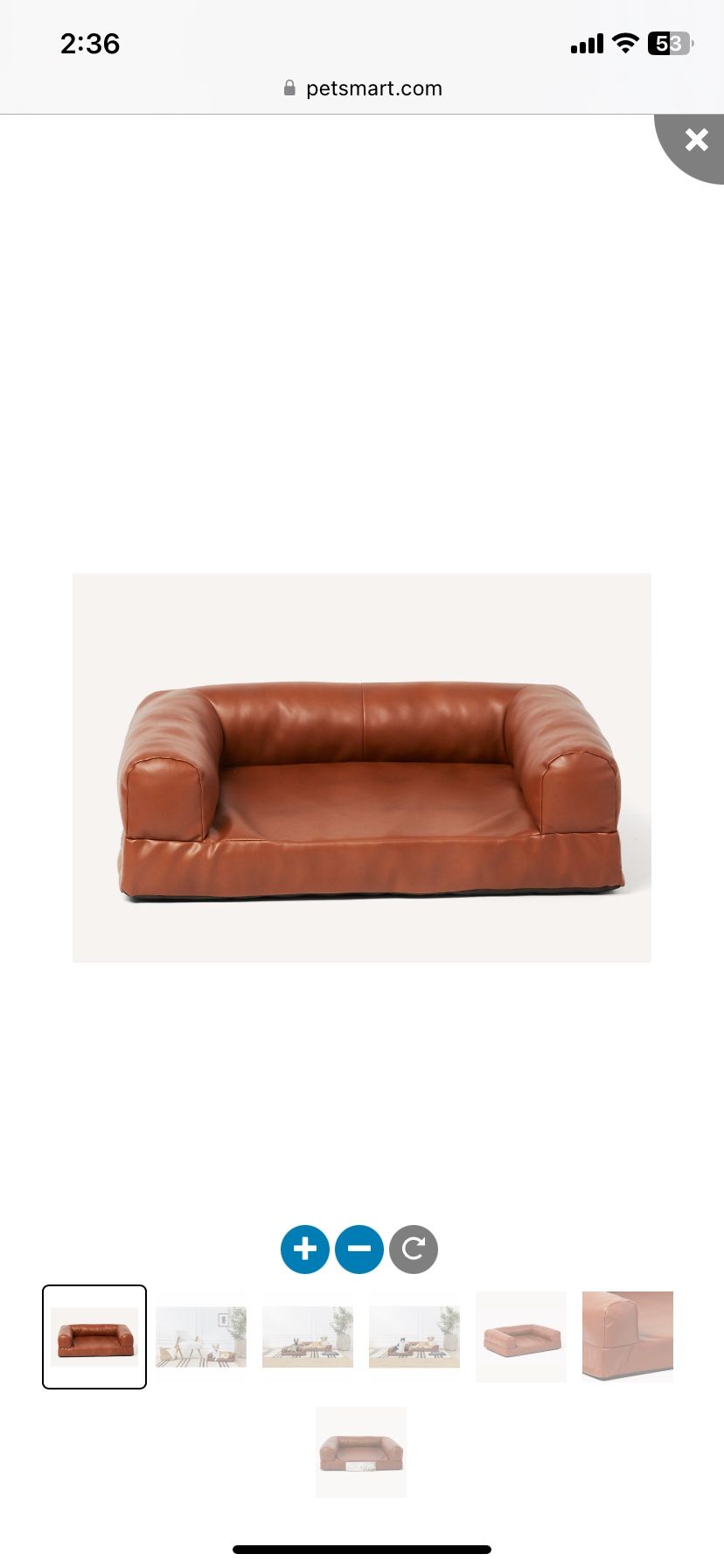  Nate And Jeremiah  Vegan Leather Dog Bed 