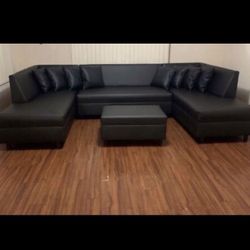 U Sectional Furniture Pillows Included. Brand New