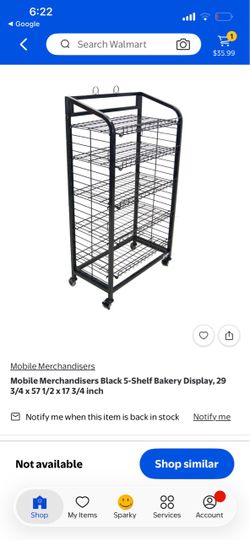 Mobile cart black like new