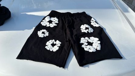 Denim tear shorts