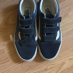 Vans Navy Blue Velcro Shoes 