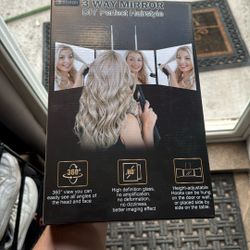 3 Way Mirror DIY Hairstyle