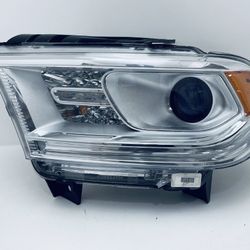 2016-2020 DODGE DURANGO LEFT DRIVER SIDE HEADLIGHT HALOGEN CHROME OEM 