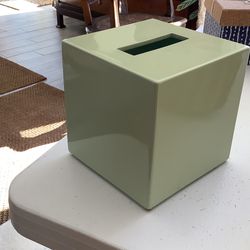 Very Light Green Kleenex Holder