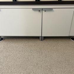 Credenza With Lock,Can Be Used As Filing Cabinet Or Storage