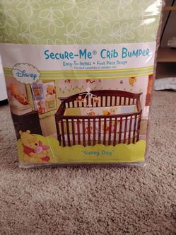 Four piece crib bumper