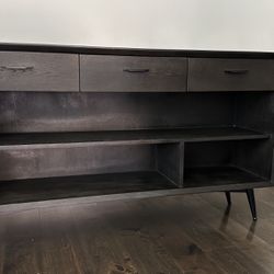 Black Console Table Or Coffee Bar