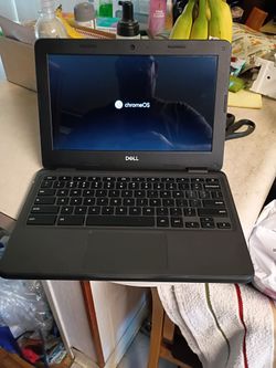 Dell Chromebook works great needs power cord but has full charge