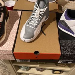 Jordan Stealth 12  Grey/white Size 11,12,13,14