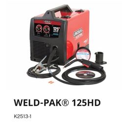 Lincoln 125HD Welder New