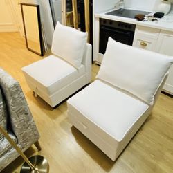 Armless Chairs/Sofa Sections. Price Including Delivery 