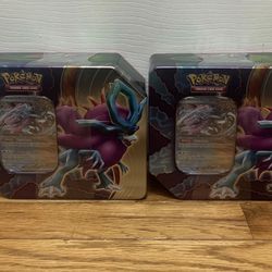 Pokémon TCG: Paradox Clash Tin (Walking Wake ex)-SET OF 2