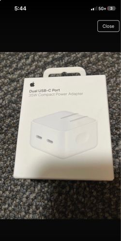Brand new Apple dual USB-C 35 W power adapter