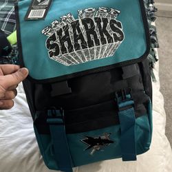 San Jose Sharks Vintage Backpack 