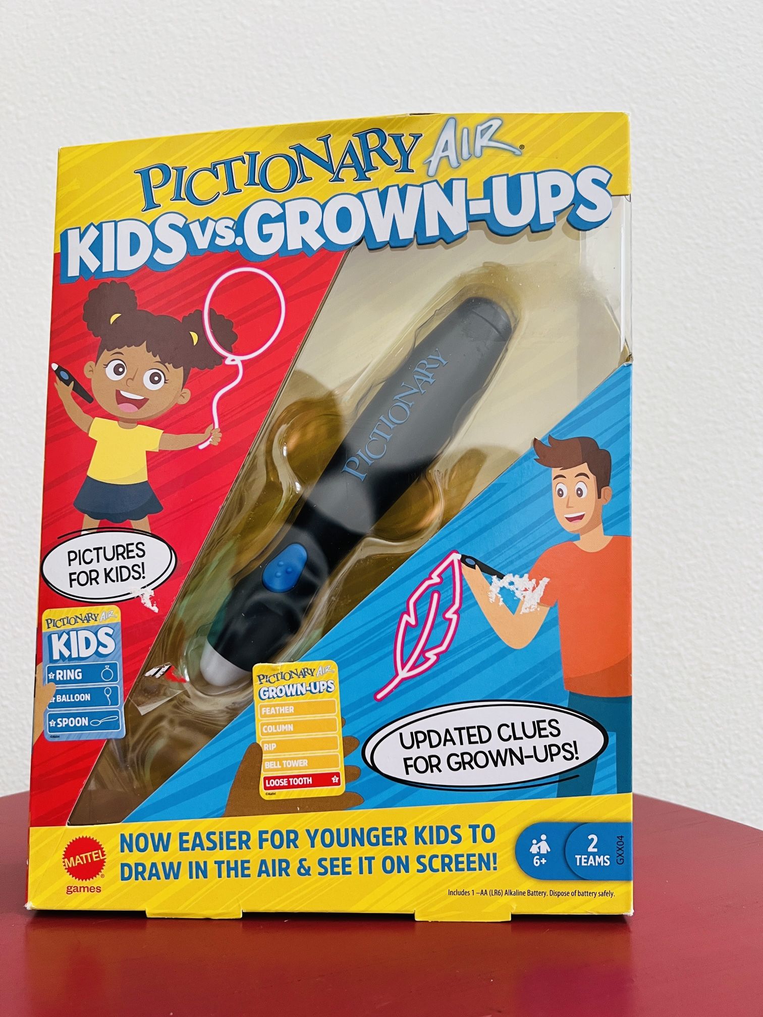 Pictionary Air Kids vs Grown-Ups Family Drawing Game, Links to Smart Devices, Gift for Kid, Family & Adult Game Night, Ages 6 Years & Older - Amazon