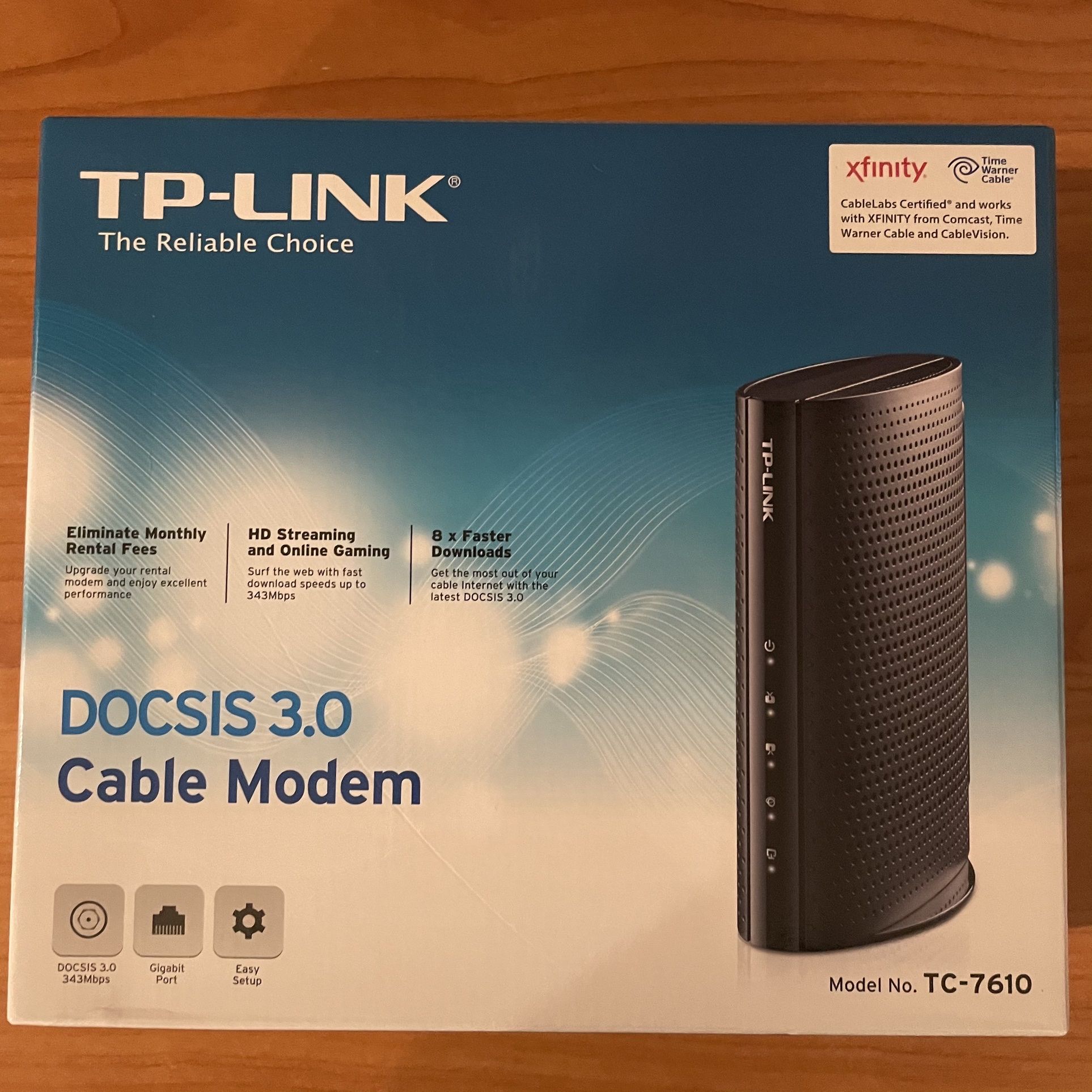 TP Link Cable Modem (TC-7610)