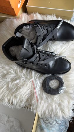 Michael Kors Black High-Top Sneakers