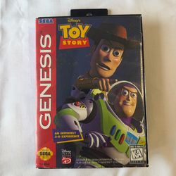 Toy Story Sega Genesis Complete CIB Tested With Manual Disney