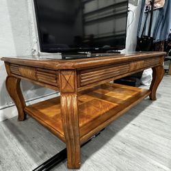 100% Real Wood Tv Stand