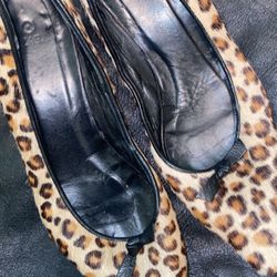 Zara Cheetah Kitten Heel 