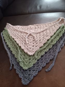 $14 Handmade Crocheted Bandana - $14 Each ❤️ Popular Again