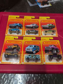 MATCHBOX  LOT OF 6.   (#0917)