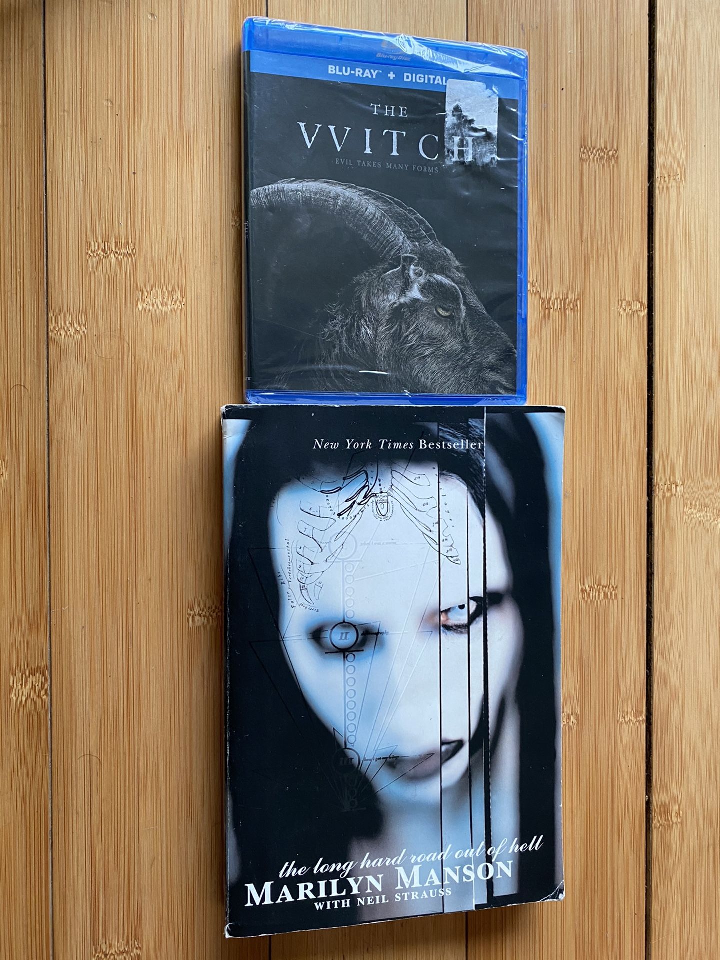 Marilyn Manson Autobiography + The VVitch Aka The Witch Blu ray + Storage 24 Blu ray Brand New Sealed Movies