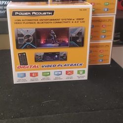 POWER ACOUSTIK 4.3" LCD STEREO