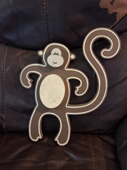 wooden monkey decor