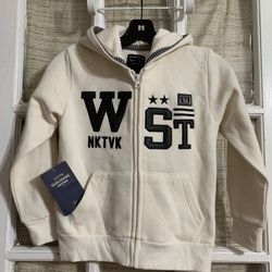 Boys Thick Zip up Jacket By Nukutavake Designer Sz:8 $60