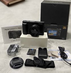 4K Digital Camera with Accessories