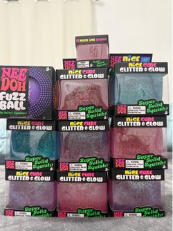 Needoh Nice Cube Glitter & Glow