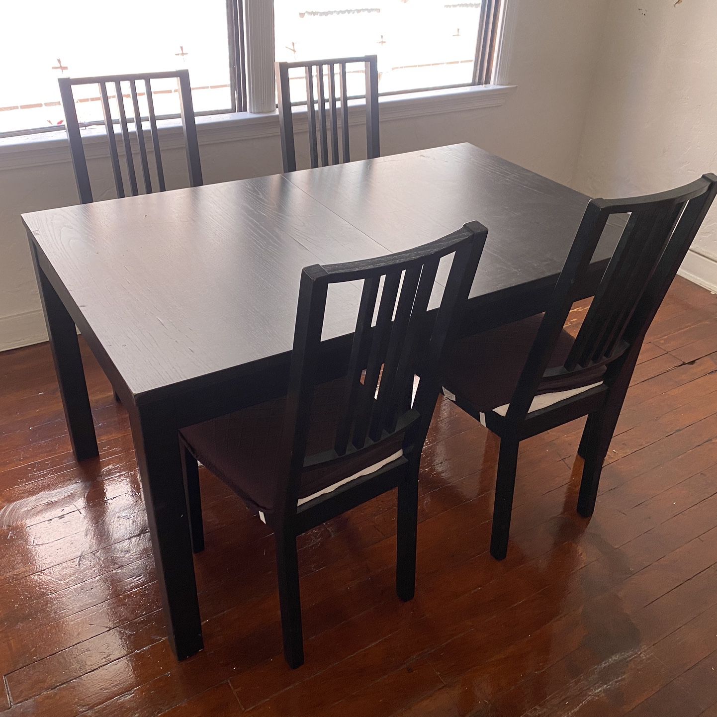 Black Table w/ 4 Chairs