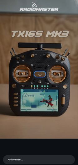 Fpv ,Drone, RadioMaster TX16S MK3 MAX Radio

NEW

Controller - Dual-Band ELRS/M2, H7 Power &

Full-Size Control Rc.