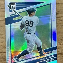 2021 Donruss Optic AARON JUDGE #184 Silver Holo Prizm NY Yankees