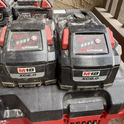Milwaukee HIGH OUTPUT Batteries 6.0 & 8.0 