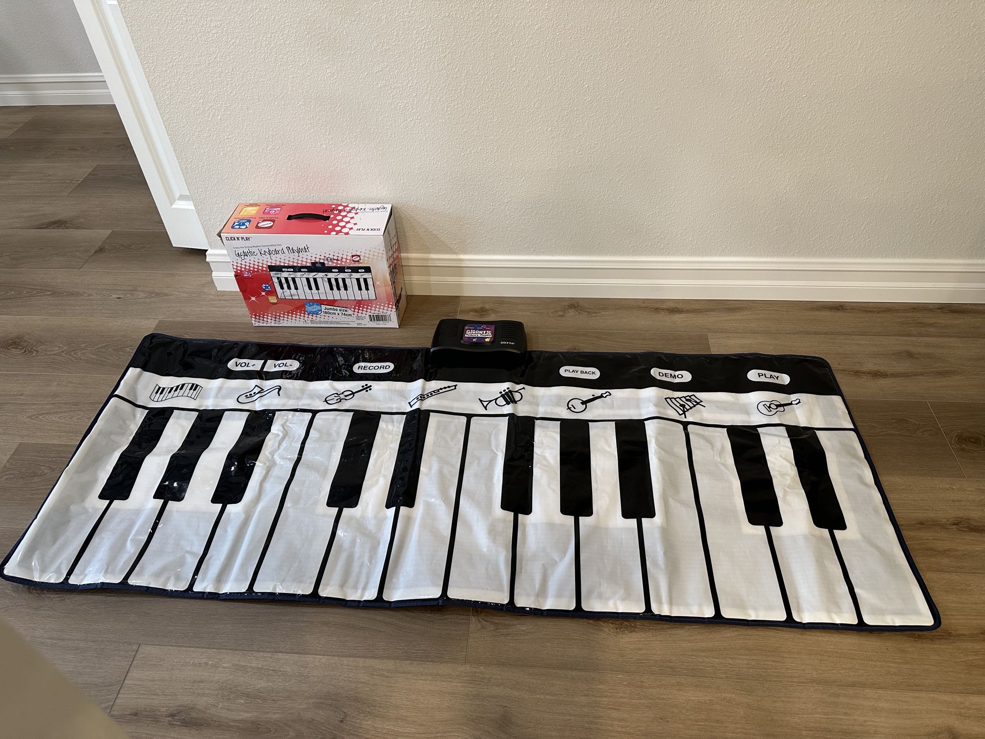 Like New And In Box Gigantic Keyboard Playmat - These Are $60 New