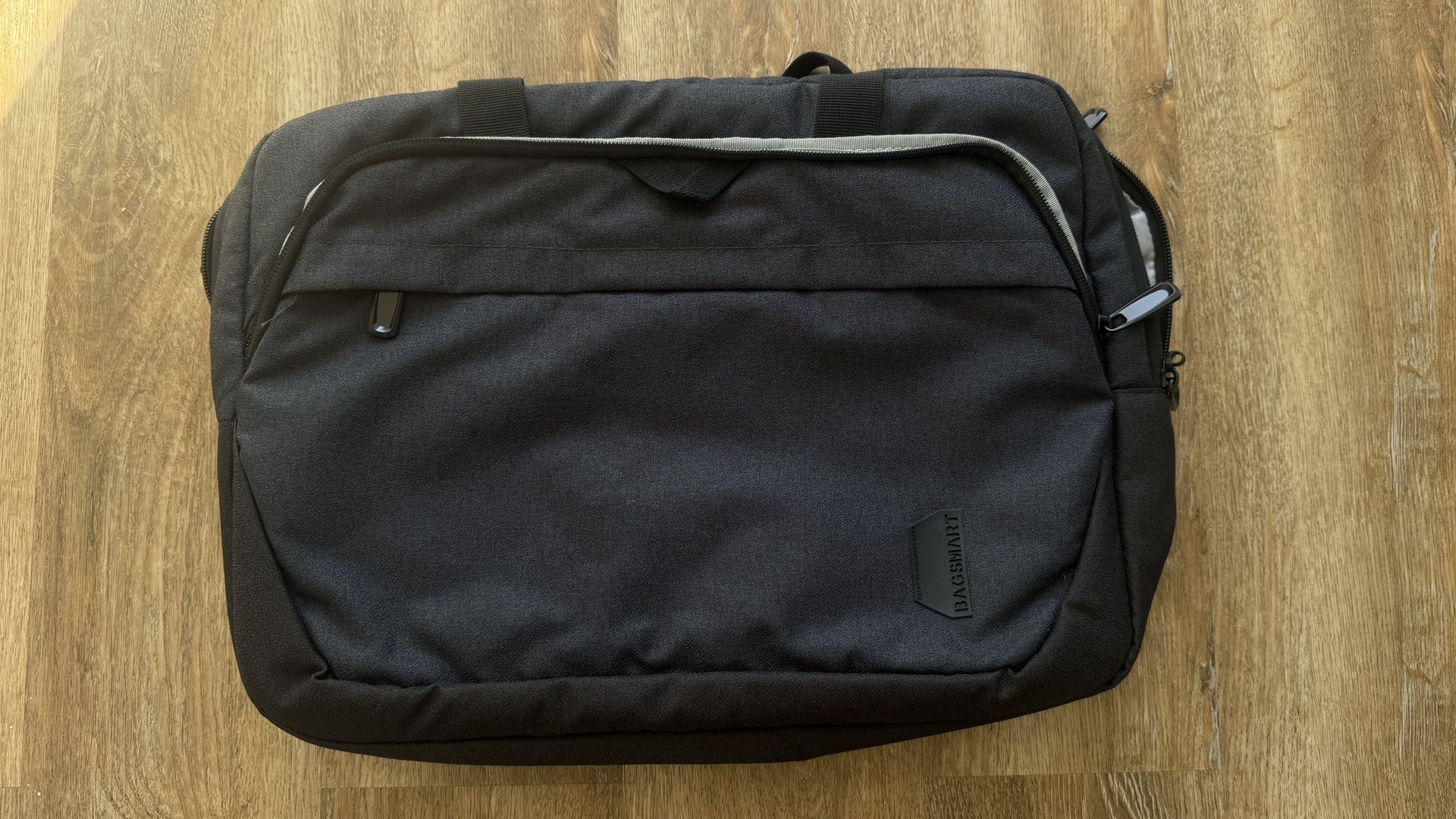 Bagsmart Black Laptop Briefcase Backpack 15.6" Travel Work Bag Water Resistant