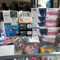 Medical Face Masks And Gloves $3 A Box. 