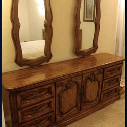 Dresser, Night Stand  and Headboard  - Solid Wood, We’ll Crafted.