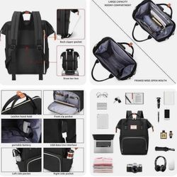 New SOWAOVUT diaper bag or Laptop Backpack 15 Inch Casual Daypack Water Resistant