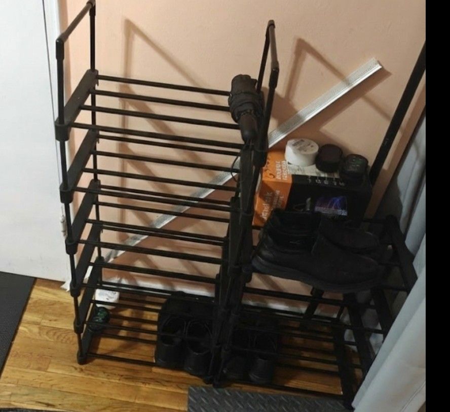 2 Shoe Racks $15