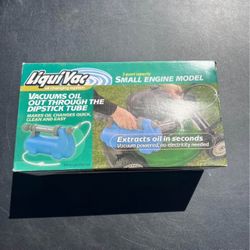 LiquiVac 3 Quart Oil Changing System Small Engine Fluid Extractor