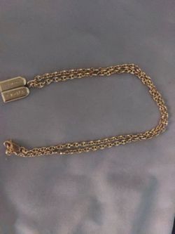14k gold chain with 10 commandments pendant