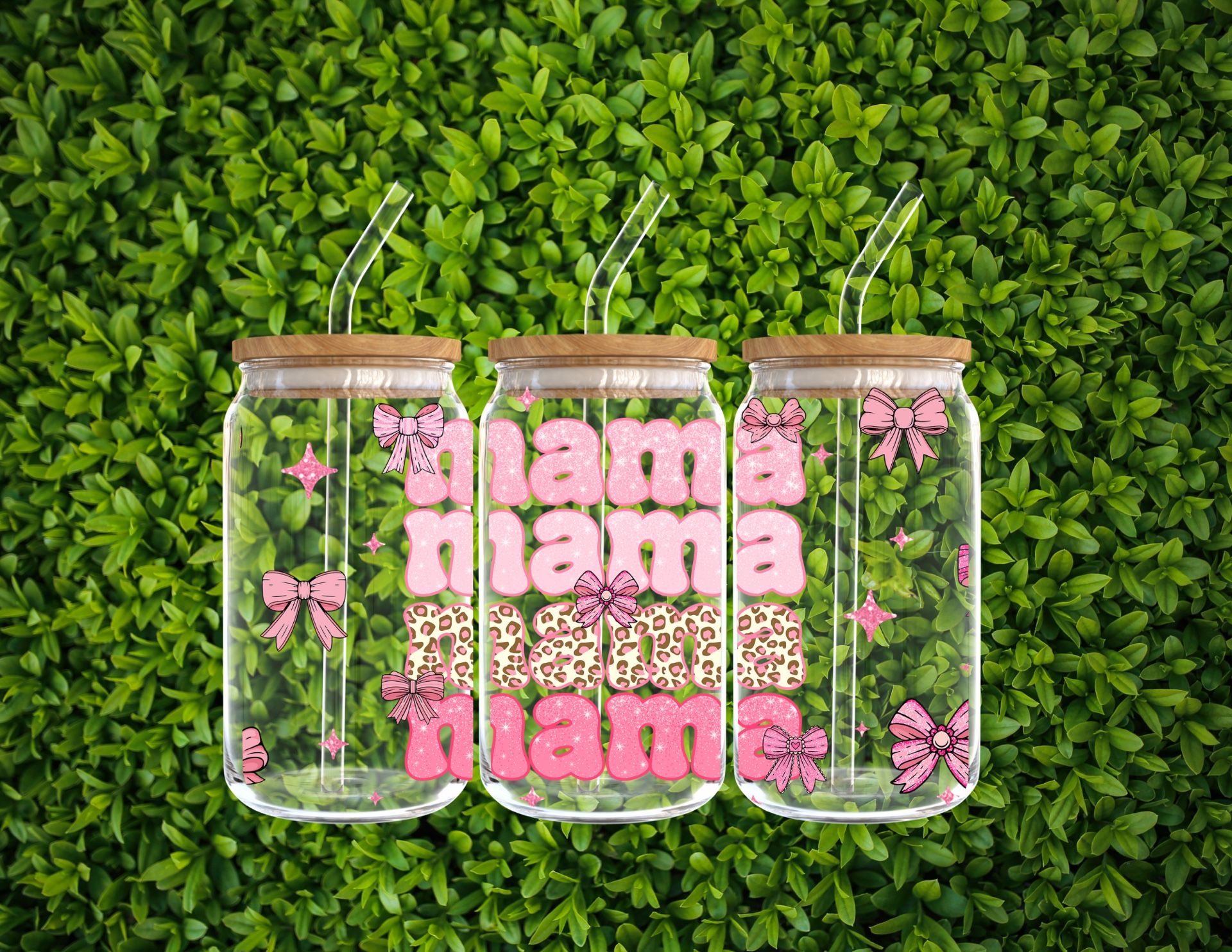 Mamá Bow Glass Cup