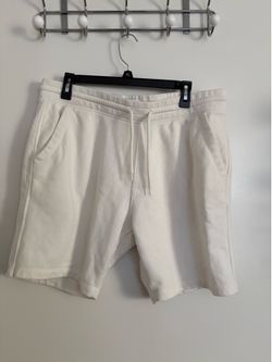 Old Navy White Sweat Shorts Size L