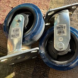 *** HEAVY DUTY CASTOR WHEELS (2). 6x2
