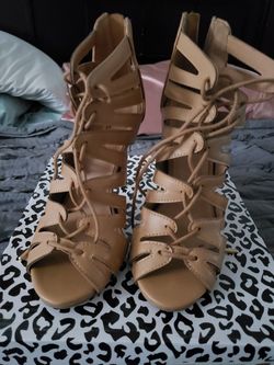 Strappy heels