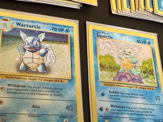 Pokemon blue playset (all HOLO)